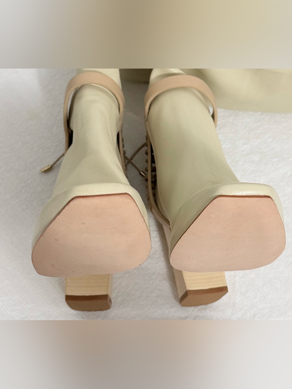 Daniella Shevel Nela Boots In Ivory Nwot — image 7 of 8